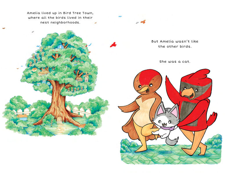 Amelia the Flying Cat - children's book