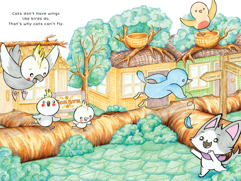 Amelia the Flying Cat - children's book