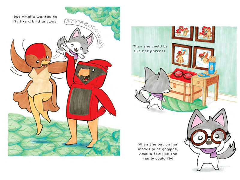 Amelia the Flying Cat - children's book